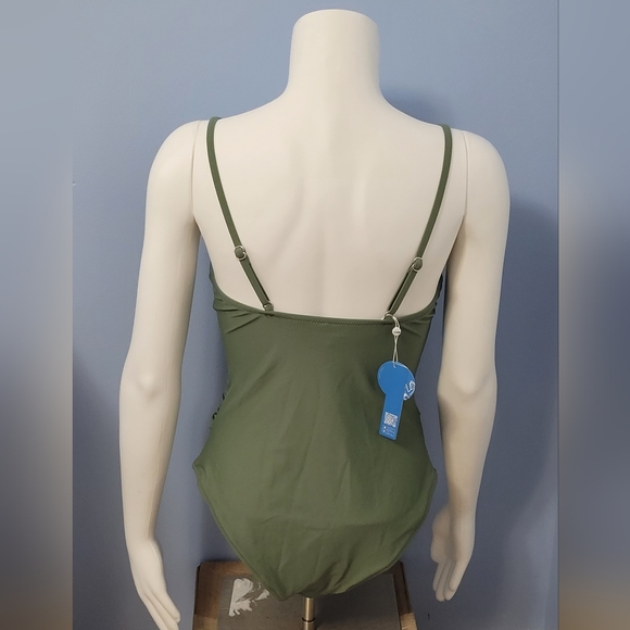 NWT Cupshe Ruched One Piece Swimsuit - Picture 2 of 3